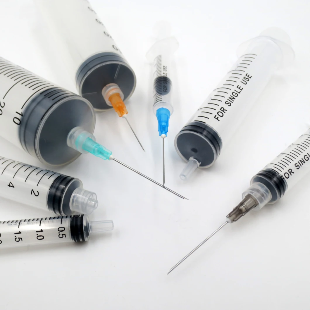 Medical Veterinary Instruments Syringe for Single Use