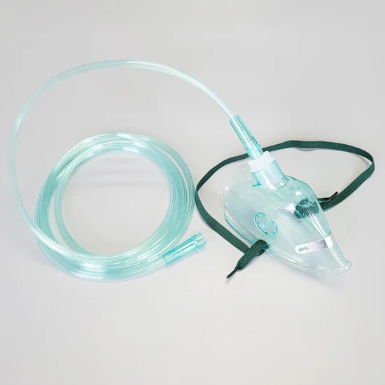 Disposable Hospital Oxygen Mask for Adult with Tubing