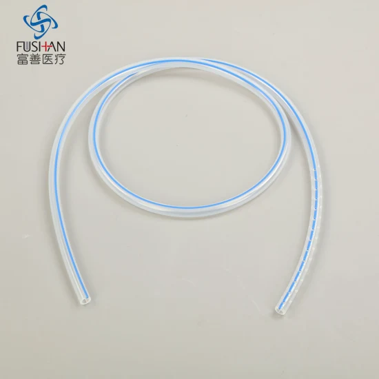 High Quality Manufacturer Supply Silicone Round Perforated Drainage Tube with 3/4 or Full Perforation Medical Hubless Drains Length 60cm/90cm/100cm CE ISO FSC